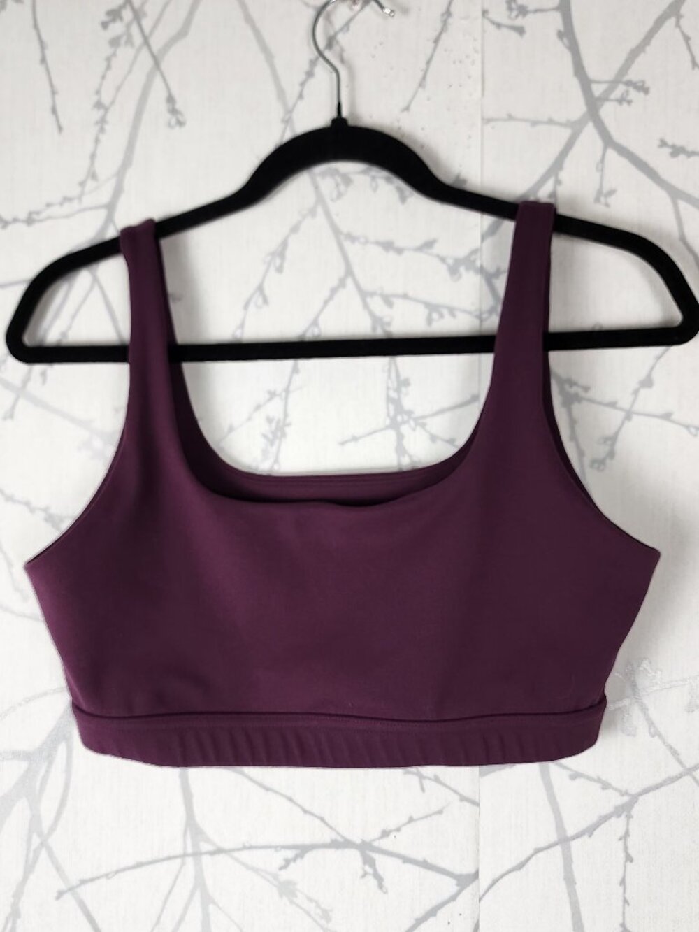 Popflex Plum Purple Square Neck Tone Bra